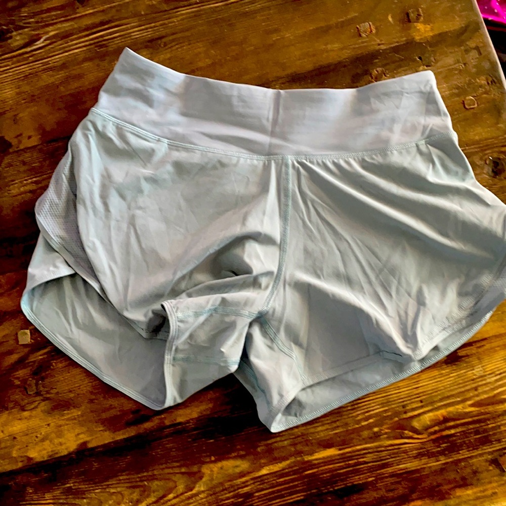 Slate grey Lululemon running shorts